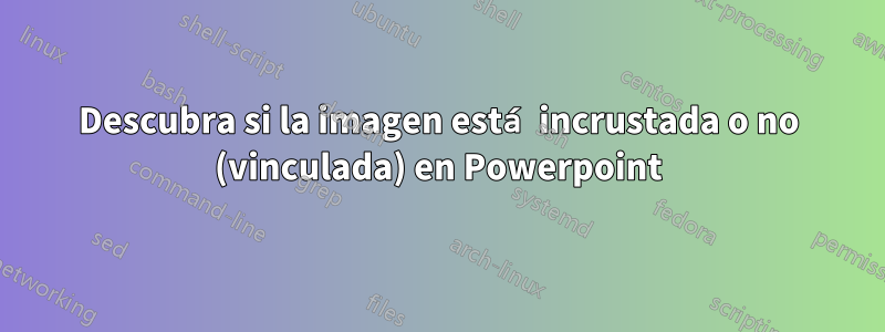 Descubra si la imagen está incrustada o no (vinculada) en Powerpoint