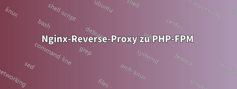 Nginx-Reverse-Proxy zu PHP-FPM