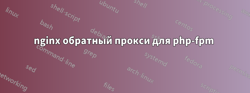 nginx обратный прокси для php-fpm