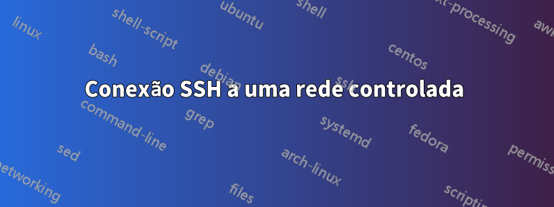 Conexão SSH a uma rede controlada