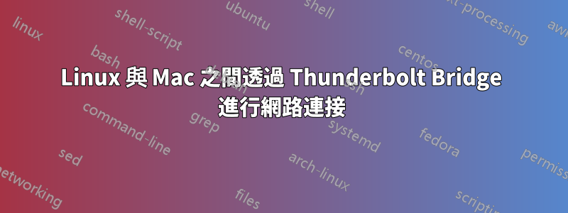 Linux 與 Mac 之間透過 Thunderbolt Bridge 進行網路連接