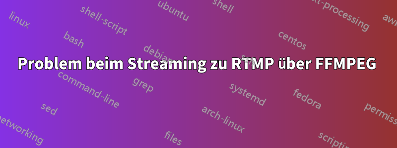 Problem beim Streaming zu RTMP über FFMPEG