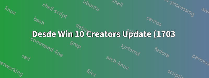 Desde Win 10 Creators Update (1703), las ventanas maximizadas a veces se vuelven más grandes que el escritorio