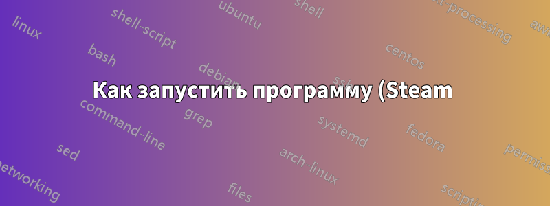 Как запустить программу (Steam), установленную другим пользователем?