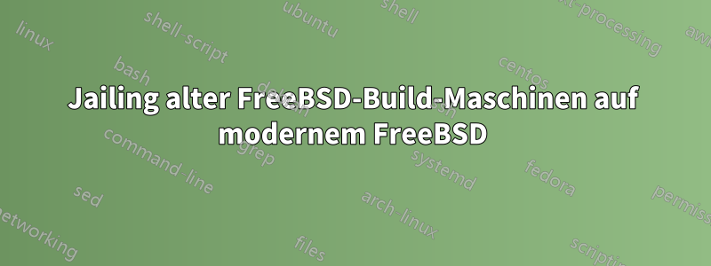 Jailing alter FreeBSD-Build-Maschinen auf modernem FreeBSD