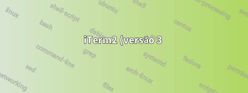 iTerm2 (versão 3): Histórico individual por aba?