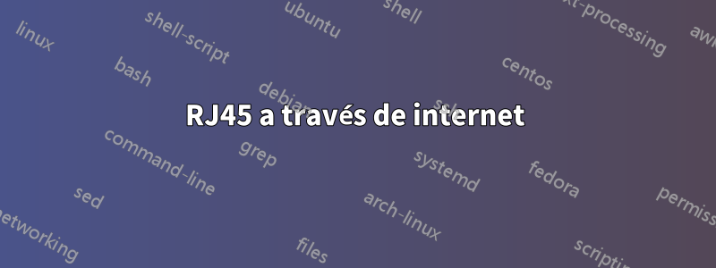 RJ45 a través de internet