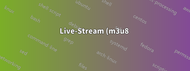 Live-Stream (m3u8) kann nicht mit hls.js, flashls, jw player abgespielt werden