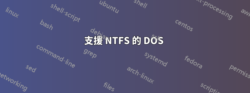 支援 NTFS 的 DOS