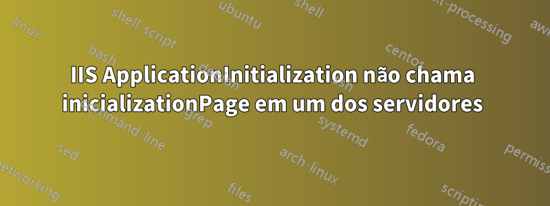 IIS ApplicationInitialization não chama inicializationPage em um dos servidores