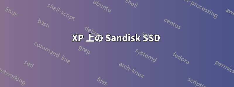 XP 上の Sandisk SSD