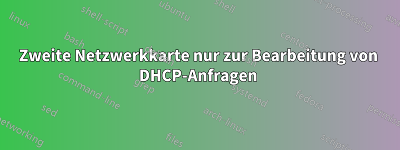 Zweite Netzwerkkarte nur zur Bearbeitung von DHCP-Anfragen