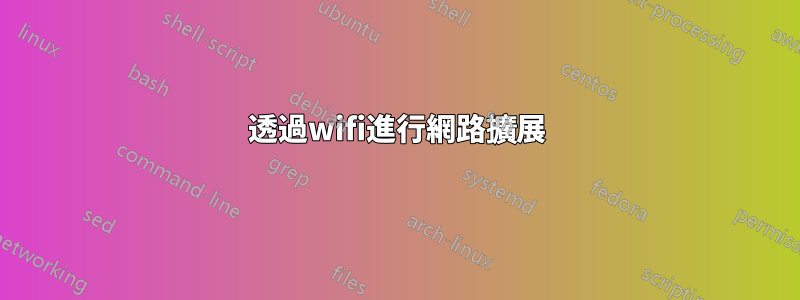 透過wifi進行網路擴展