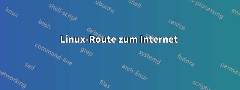 Linux-Route zum Internet