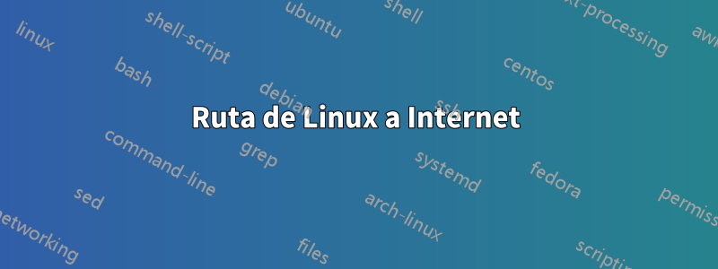 Ruta de Linux a Internet