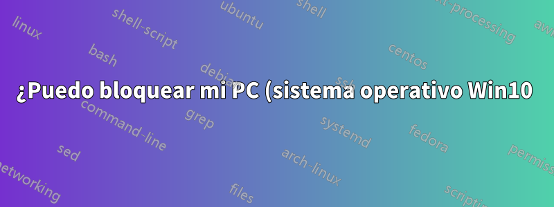 ¿Puedo bloquear mi PC (sistema operativo Win10) y seguir ejecutando audio en mi DAW y software de reproducción?