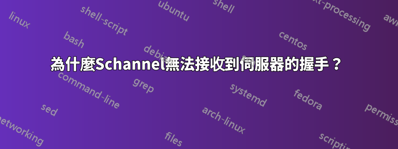 為什麼Schannel無法接收到伺服器的握手？