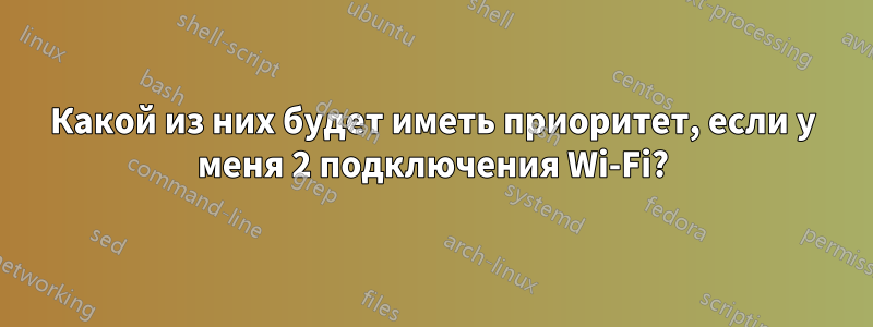 Какой из них будет иметь приоритет, если у меня 2 подключения Wi-Fi?