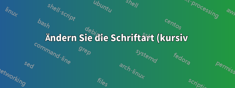 Ändern Sie die Schriftart (kursiv) in Notepad++ durch REPLACE in einfachen Text