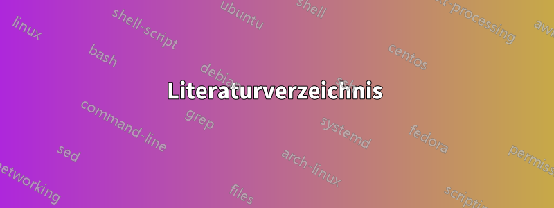 Literaturverzeichnis
