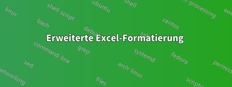 Erweiterte Excel-Formatierung
