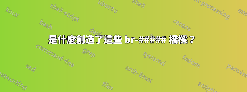 是什麼創造了這些 br-##### 橋樑？