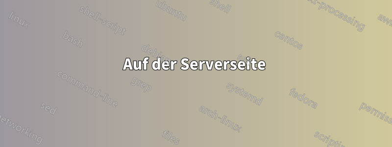 Auf der Serverseite