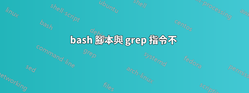 bash 腳本與 grep 指令不
