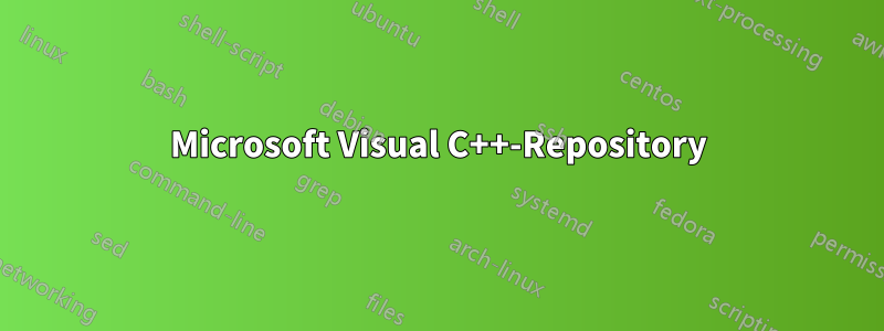 Microsoft Visual C++-Repository
