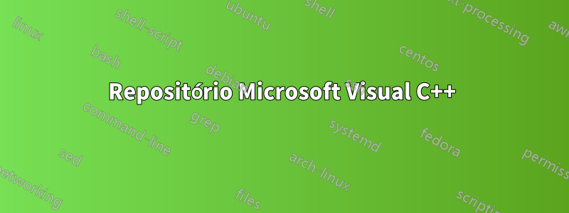 Repositório Microsoft Visual C++