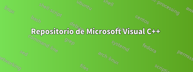 Repositorio de Microsoft Visual C++