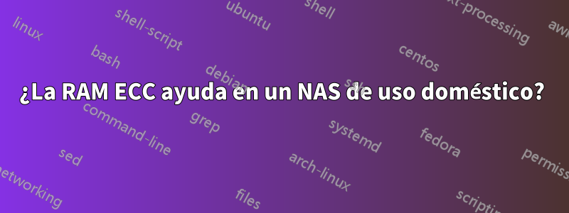 ¿La RAM ECC ayuda en un NAS de uso doméstico?