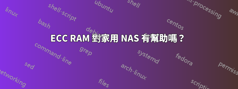 ECC RAM 對家用 NAS 有幫助嗎？