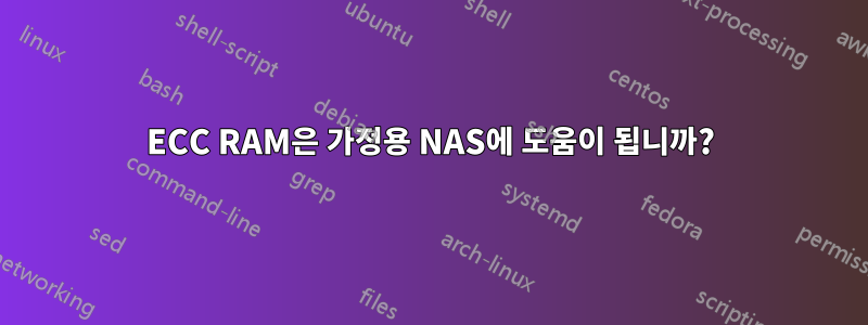ECC RAM은 가정용 NAS에 도움이 됩니까?