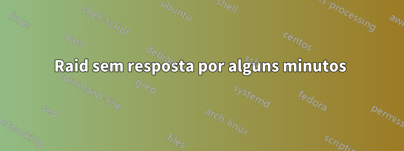 Raid sem resposta por alguns minutos