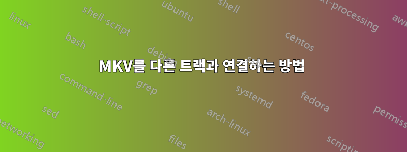 MKV를 다른 트랙과 연결하는 방법
