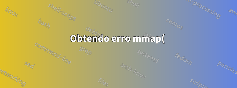 Obtendo erro mmap() ao extrair arquivos 7z