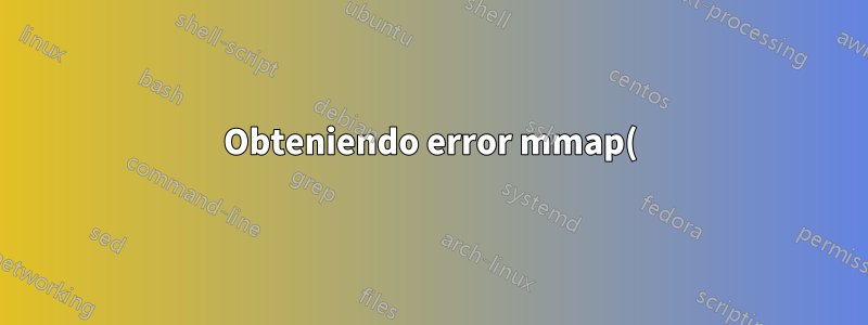Obteniendo error mmap() al extraer archivos 7z