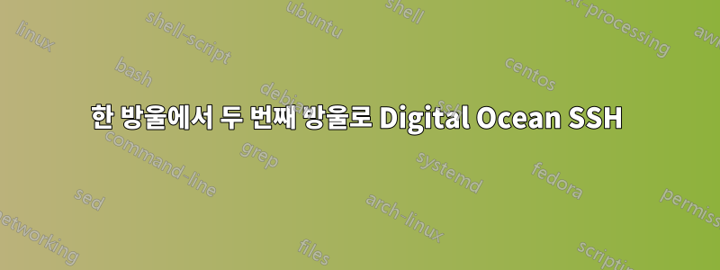 한 방울에서 두 번째 방울로 Digital Ocean SSH