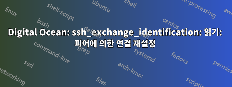 Digital Ocean: ssh_exchange_identification: 읽기: 피어에 의한 연결 재설정