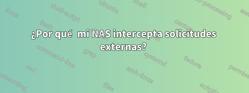 ¿Por qué mi NAS intercepta solicitudes externas?