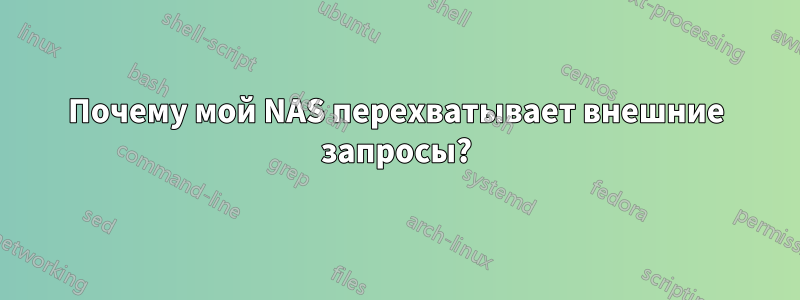 Почему мой NAS перехватывает внешние запросы?