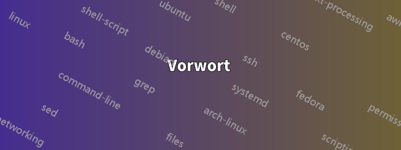 Vorwort