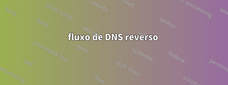 fluxo de DNS reverso