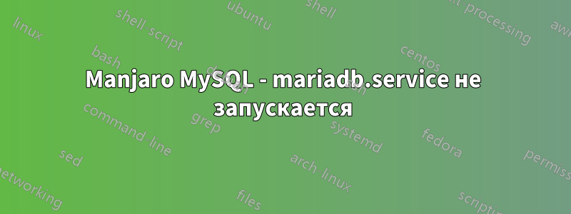 Manjaro MySQL - mariadb.service не запускается