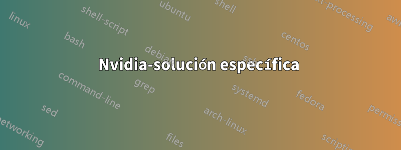 Nvidia-solución específica