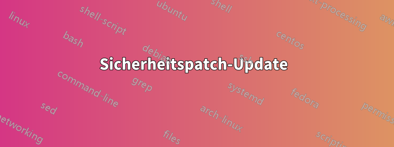 Sicherheitspatch-Update 