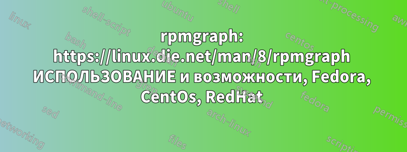 rpmgraph: https://linux.die.net/man/8/rpmgraph ИСПОЛЬЗОВАНИЕ и возможности, Fedora, CentOs, RedHat