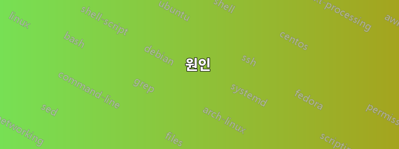 원인