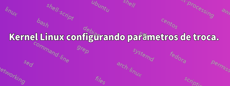 Kernel Linux configurando parâmetros de troca.